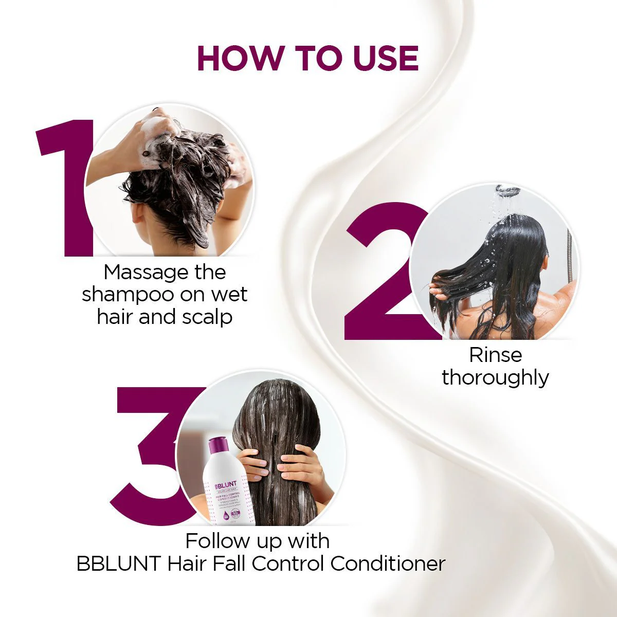 Hair Fall Control Shampoo & Conditioner Combo for Stronger Hair - Image 4