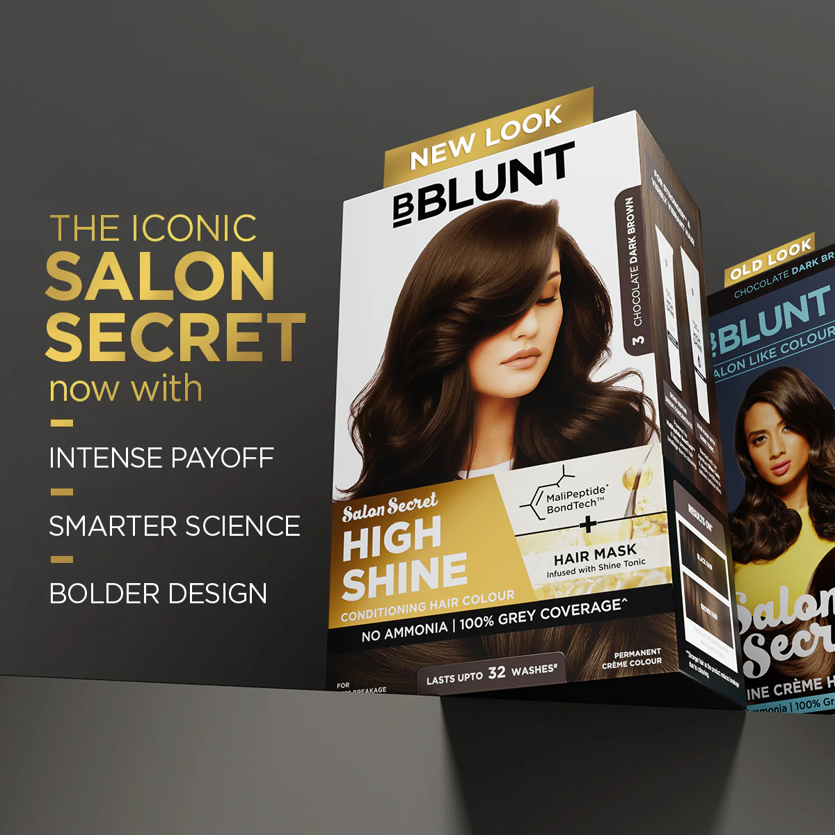 High Shine Conditioning Hair Colour - Chocolate Dark Brown (Shade 3)(Pack of 2) - Image 4
