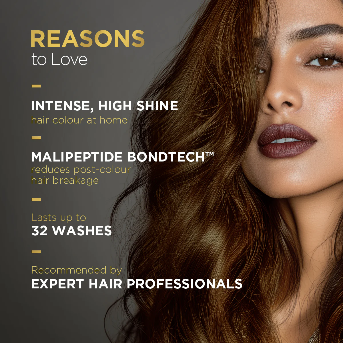 High Shine Conditioning Hair Colour - Honey Light Golden Brown (Shade 5.32) - Image 6