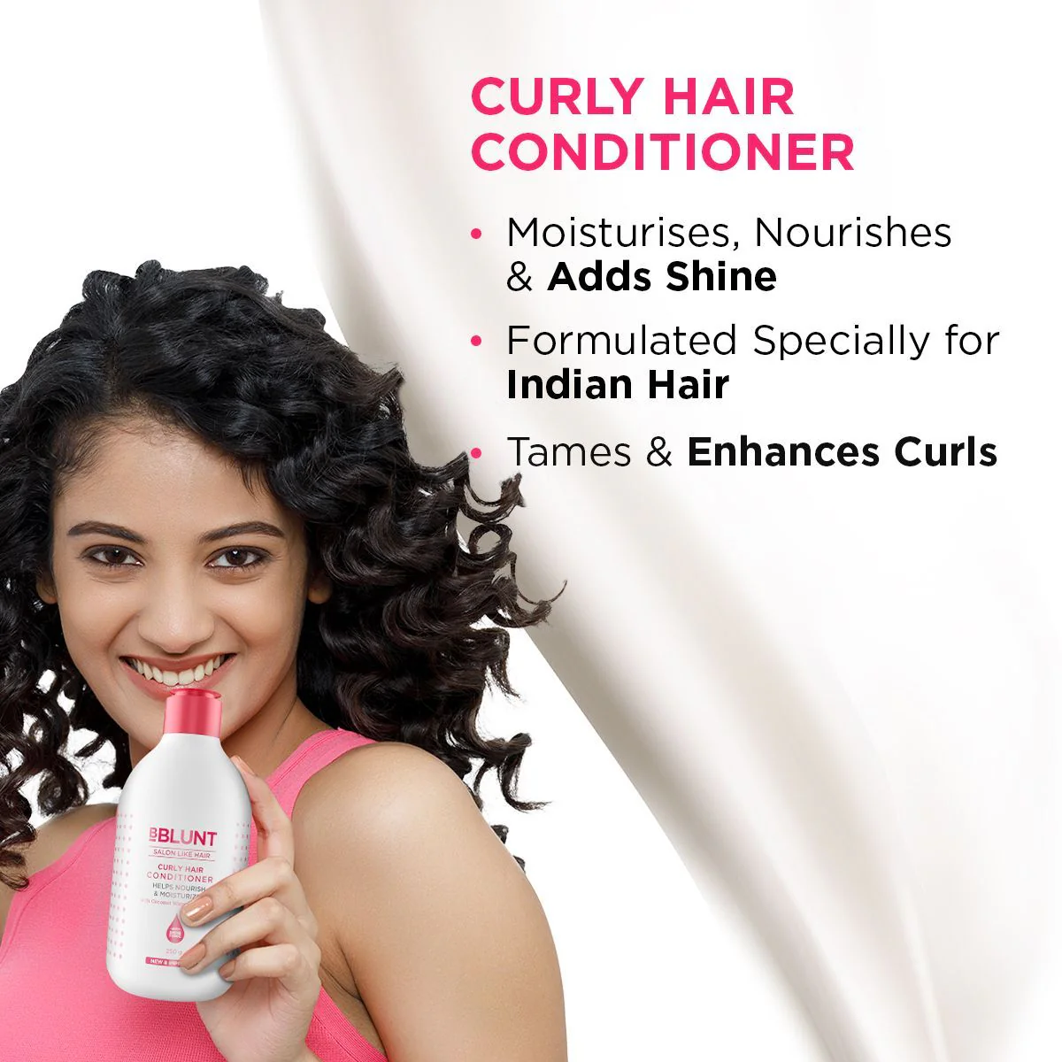 Curly Hair Conditioner with Coconut Water & Jojoba Oil - 250 gm - Image 3