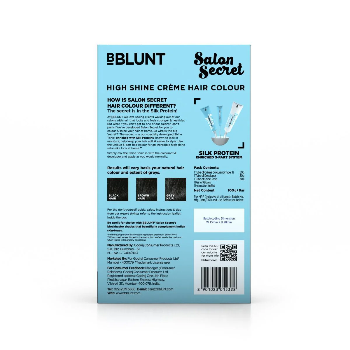 Salon Secret High Shine Crème Hair Colour Natural Black 100 g - Pack of 2 - Image 3