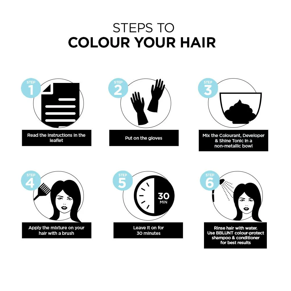 Salon Secret High Shine Crème Hair Colour Natural Black 100 g - Pack of 2 - Image 6