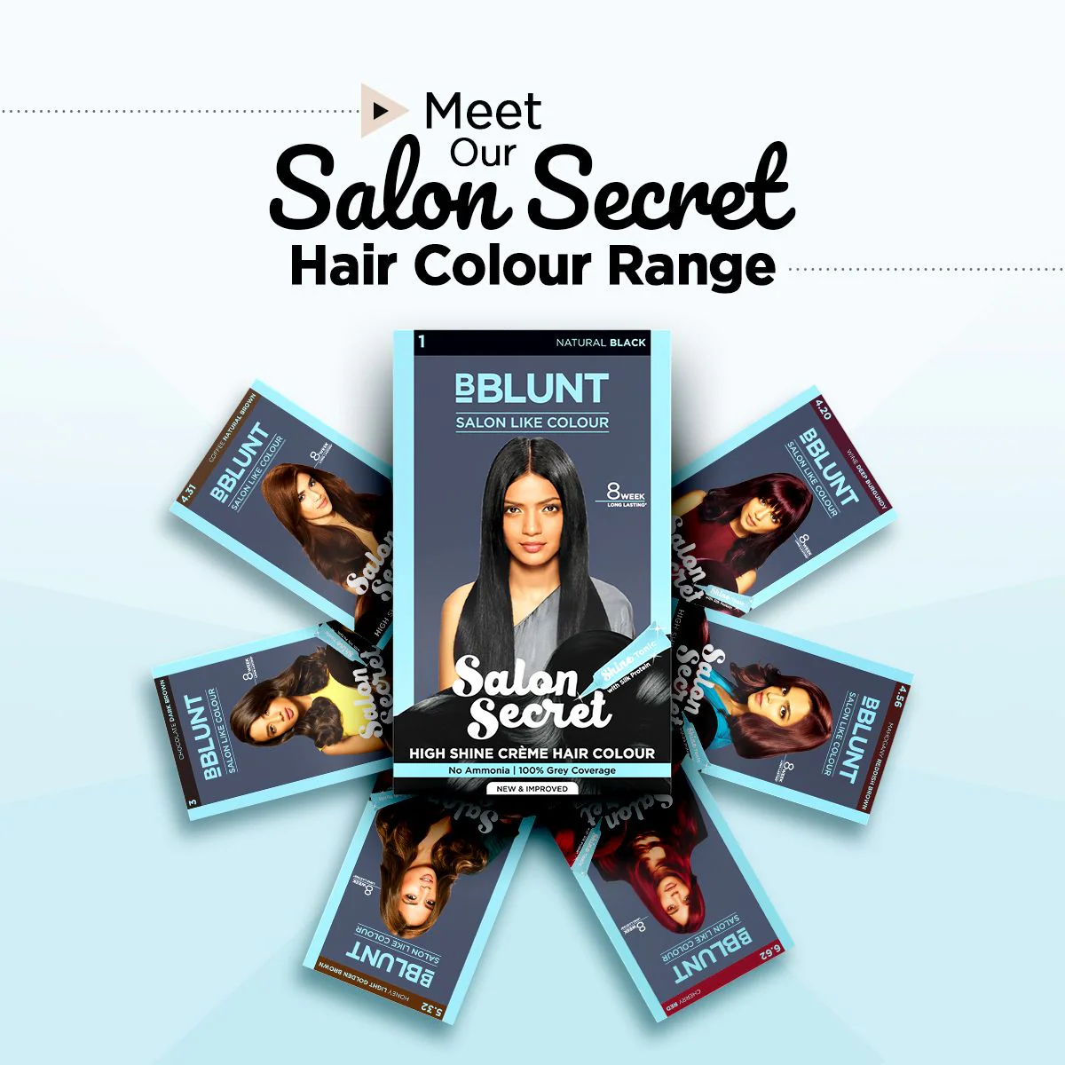 Salon Secret High Shine Crème Hair Colour - Natural Black- 100 g - Image 7